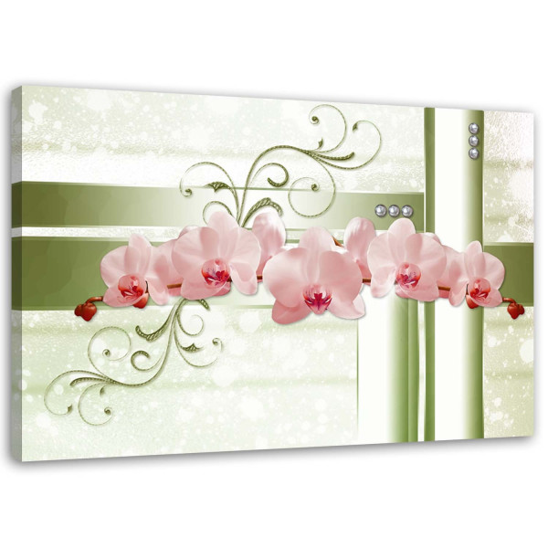 Feeby Obraz Storczyk orchidea kwiat abstrakcja 100x70 392599