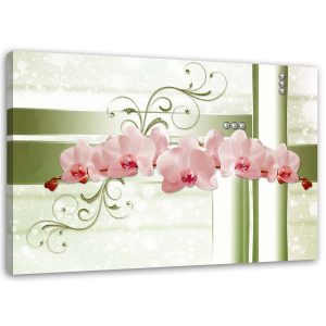 Feeby Obraz Storczyk orchidea kwiat abstrakcja 60×40 386788 Feeby Obraz Storczyk orchidea kwiat abstrakcja 60×40 386788