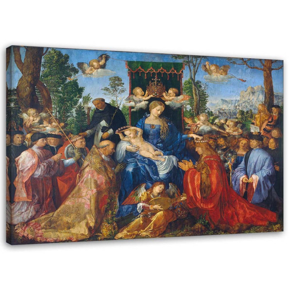 Feeby Obraz Święto Różańcowe A. Dürer 120x80 409125