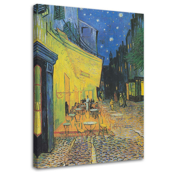 Feeby Obraz Taras kawiarni w nocy V. van Gogh 80x120 318953