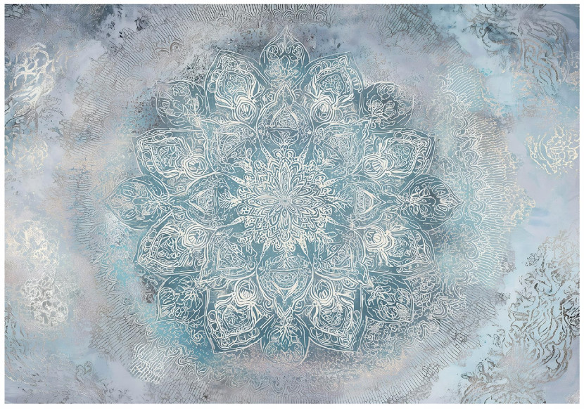 Fototapeta Mandala Niebieski Na Flizelinie Do Sypialni Salonu 300x210 759398