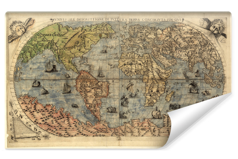 Fototapeta Mapa Świata Starożytnego 520x318cm 238371