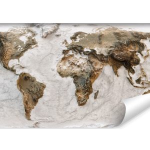 Fototapeta Mapa Świata Z Efektem 3D 208x146cm 237822 Fototapeta Mapa Świata Z Efektem 3D 208x146cm 237822