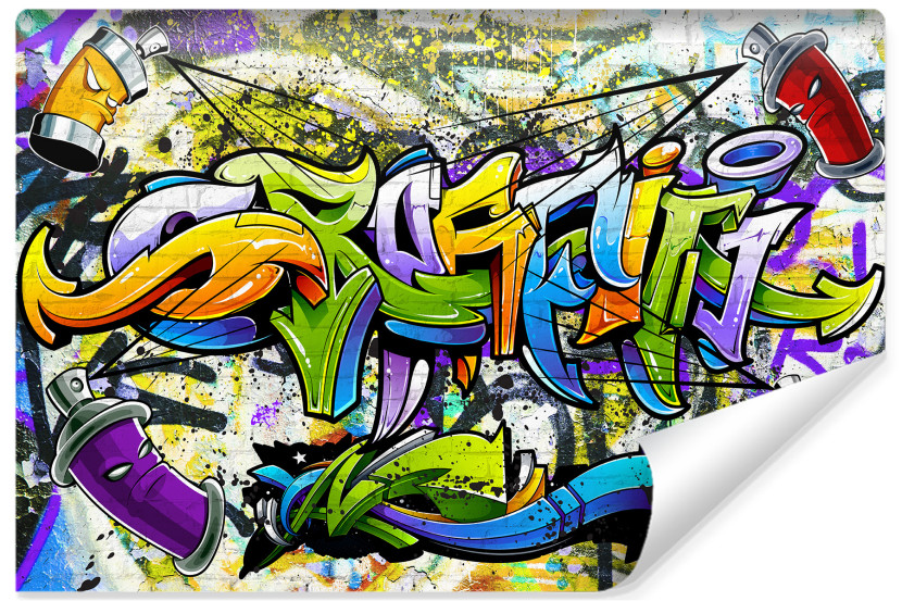 Fototapeta Młodzieżowa Abstrakcyjne Graffiti 104x70.5cm 236876