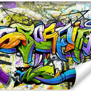 Fototapeta Młodzieżowa Abstrakcyjne Graffiti 368x280cm 236867