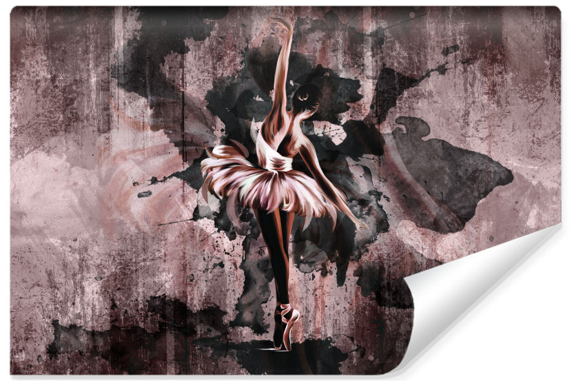 Fototapeta Młodzieżowa BALERINA Beton Mur 400x280cm 254587