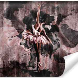 Fototapeta Młodzieżowa BALERINA Beton Mur 416x254cm 254627