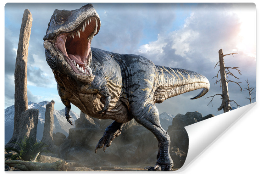 Fototapeta Młodzieżowa DINOZAUR Abstrakcja 3D 254x184cm 167468