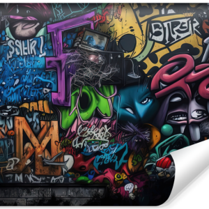 Fototapeta Młodzieżowa Kolorowe Graffiti 312x219cm 238297 Fototapeta Młodzieżowa Kolorowe Graffiti 312x219cm 238297