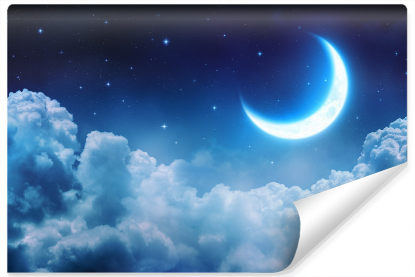 Fototapeta Młodzieżowa KSIĘŻYC Nad Chmurami 3D 152.5x104cm 265048