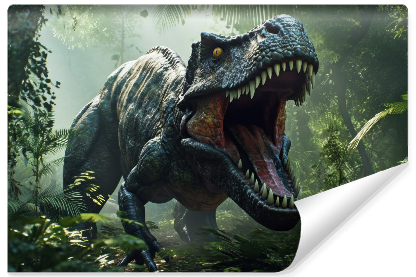 Fototapeta Młodzieżowa Niebezpieczny Dinozaur 3D 360x240cm 170296