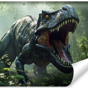 Fototapeta Młodzieżowa Niebezpieczny Dinozaur 3D 450x300cm 170383 Fototapeta Młodzieżowa Niebezpieczny Dinozaur 3D 450x300cm 170383