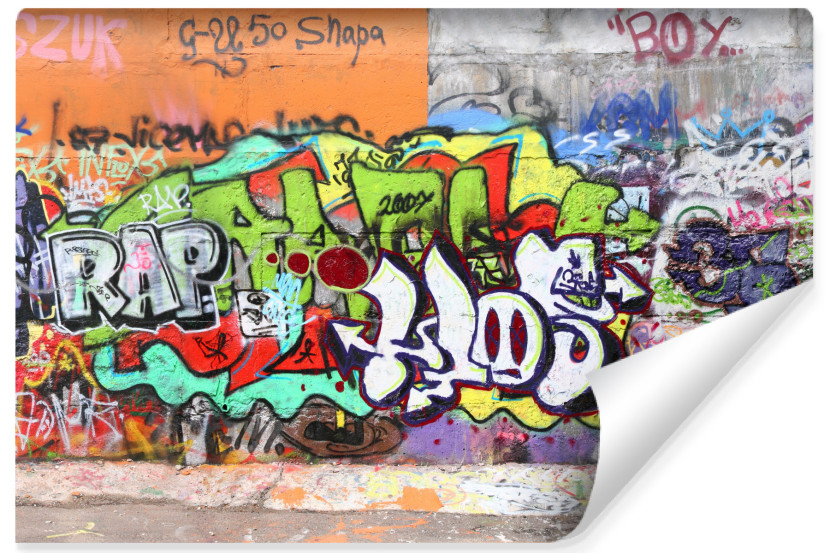 Fototapeta Młodzieżowa Nowoczesne Graffiti 270x180cm 241749
