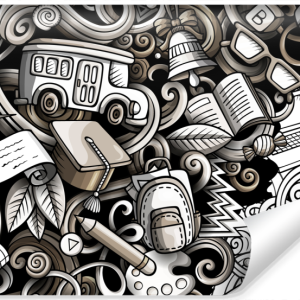 Fototapeta Młodzieżowa Przybory SZKOLNE Plecak 368x254cm 267696 Fototapeta Młodzieżowa Przybory SZKOLNE Plecak 368x254cm 267696