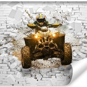 Fototapeta Młodzieżowa QUAD Biała Cegła Mur 3D 312x219cm 244523 Fototapeta Młodzieżowa QUAD Biała Cegła Mur 3D 312x219cm 244523