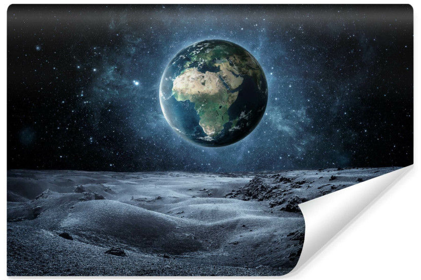 Fototapeta Młodzieżowa Ziemia Na Tle Gwiazd 3D 416x254cm 226854
