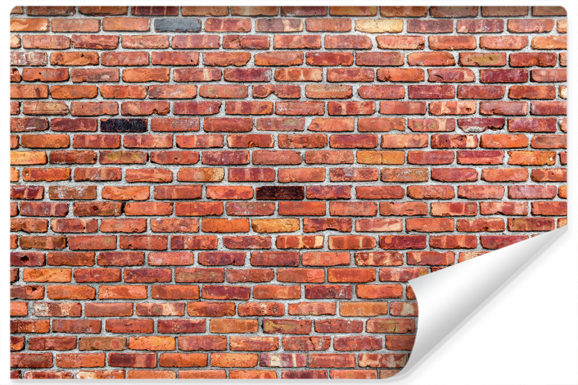 Fototapeta Modny Wzór CEGŁA Dekor Efekt 3D 152.5x104cm 253492