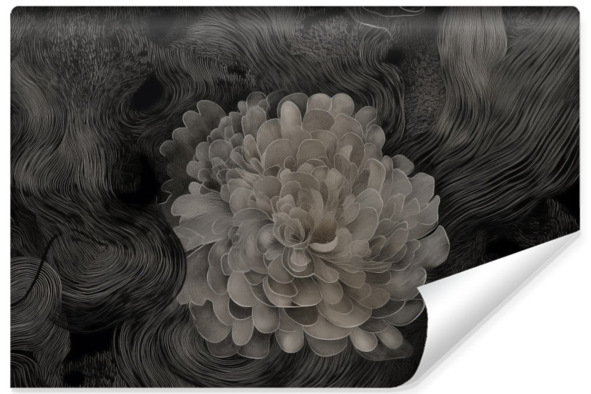 Fototapeta Monochromatyczna Kwiatowa Abstrakcja 152.5x104cm 391824
