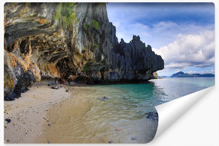Fototapeta MORSKI Pejzaż Klif Plaża Azja 135x90cm 257970