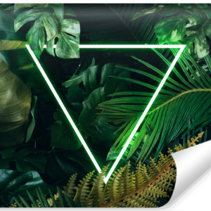 Fototapeta Neonowy TRÓJKĄT Urban Jungle 3D 416x254cm 258203 Fototapeta Neonowy TRÓJKĄT Urban Jungle 3D 416x254cm 258203