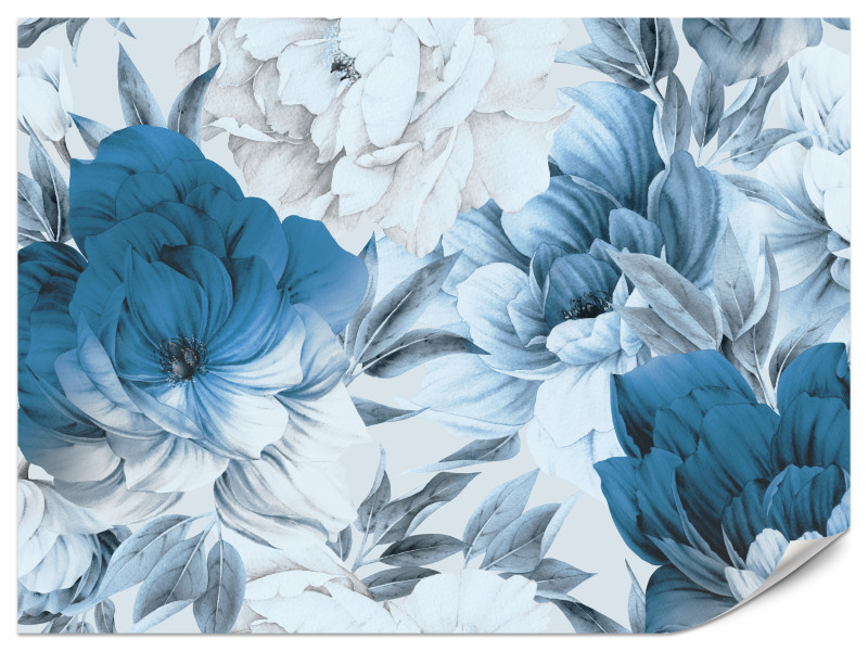 Fototapeta Niebieskie delikatne kwiaty 150x105cm 985664