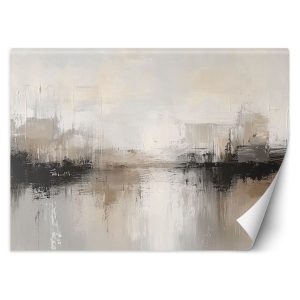 Fototapeta, Nowoczesna Abstrakcja Szaro Beżowa 559387
