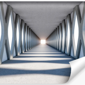 Fototapeta NOWOCZESNY Tunel Abstrakcja Beton 3D 315x210cm 269358 Fototapeta NOWOCZESNY Tunel Abstrakcja Beton 3D 315x210cm 269358