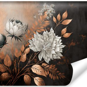 Fototapeta Nowoczesny Wzór Białe KWIATY 90x60cm 242660 Fototapeta Nowoczesny Wzór Białe KWIATY 90x60cm 242660