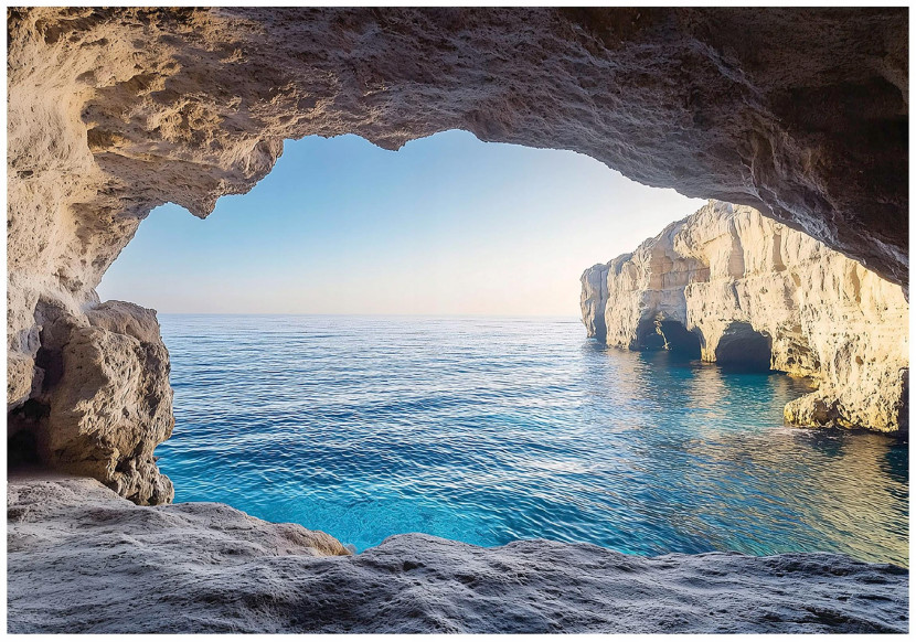 Fototapeta Ocean Jaskinia 3D Krajobraz Na Ścianę Sypialnia Salon 400X280 714210