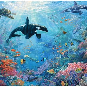 Fototapeta Ocean Niebieski Na Flizelinie Dla Dzieci 250×175 792917
