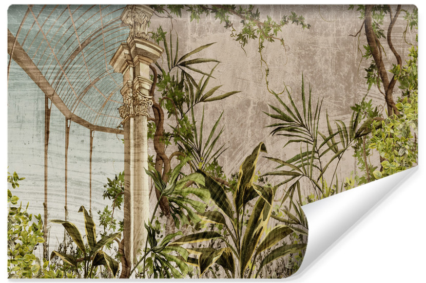 Fototapeta OGRÓD BOTANICZNY Natura Retro 315x210cm 243783