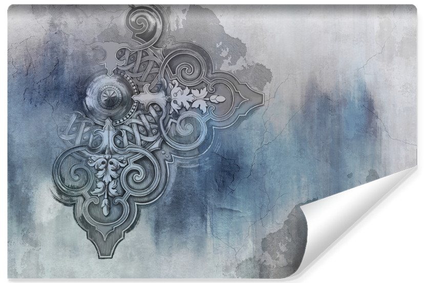 Fototapeta Ornamenty Na Betonie 135x90cm 306628