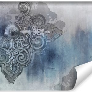 Fototapeta Ornamenty Na Betonie 450x300cm 306620 Fototapeta Ornamenty Na Betonie 450x300cm 306620