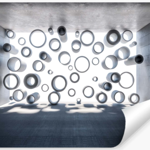 Fototapeta Ozdobna TUNELE Efekt Betonu 3D 416x254cm 268293 Fototapeta Ozdobna TUNELE Efekt Betonu 3D 416x254cm 268293