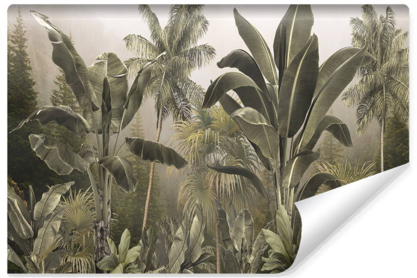 Fototapeta Palmy LAS TROPIKALNY Zieleń 3D 104x70.5cm 243160