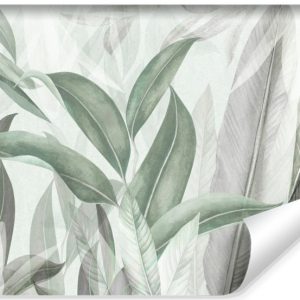 Fototapeta Pastelowe Liście Tropikalne 416x254cm 307647 Fototapeta Pastelowe Liście Tropikalne 416x254cm 307647