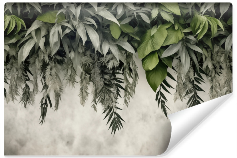 Fototapeta Ścienna Zielone Bujne Liście 3D 104x70.5cm 246108