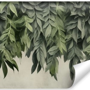 Fototapeta Ścienna Zielone Liście Na Betonie 104×70.5cm 245986 Fototapeta Ścienna Zielone Liście Na Betonie 104×70.5cm 245986
