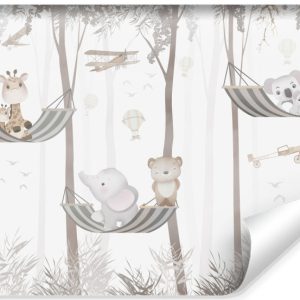Fototapeta Słodkie Zwierzęta Na Hamakach 300x210cm 174889 Fototapeta Słodkie Zwierzęta Na Hamakach 300x210cm 174889