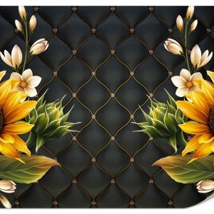 Fototapeta Słoneczniki na pikowanym tle 250x175cm 984446 Fototapeta Słoneczniki na pikowanym tle 250x175cm 984446