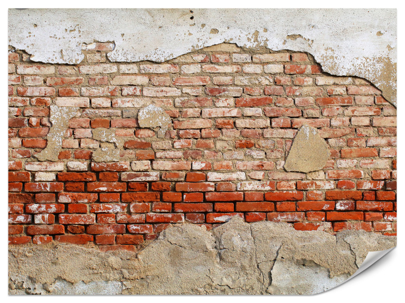 Fototapeta Stara Ceglana Ściana 300x210cm 983263