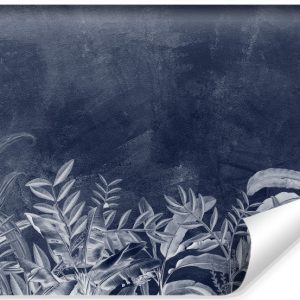 Fototapeta Szare LIŚCIE Tropikalne Beton 208x146cm 260887 Fototapeta Szare LIŚCIE Tropikalne Beton 208x146cm 260887