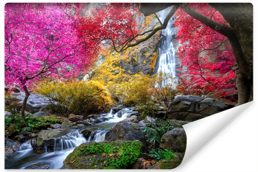 Fototapeta Tajlandia WODOSPAD Drzewa 3D 152.5x104cm 261828