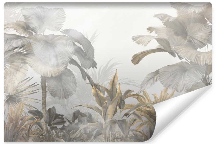 Fototapeta TROPIKALNE Drzewa Liście Dżungla 450x300cm 174120