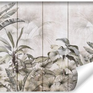 Fototapeta Tropikalne Drzewa Na Betonie 300x210cm 167759