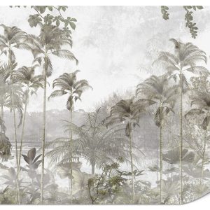 Fototapeta Tropikalne drzewa na tle rzeki 500x350cm 984542