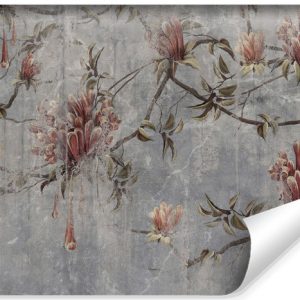 Fototapeta Tropikalne Kwiaty Na Betonie 90x60cm 309211 Fototapeta Tropikalne Kwiaty Na Betonie 90x60cm 309211