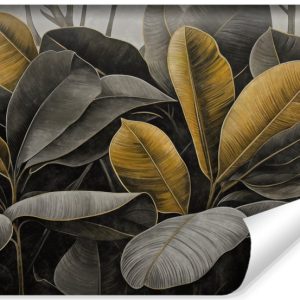 Fototapeta Tropikalne Liście Efekt 3D 400x280cm 212642 Fototapeta Tropikalne Liście Efekt 3D 400x280cm 212642