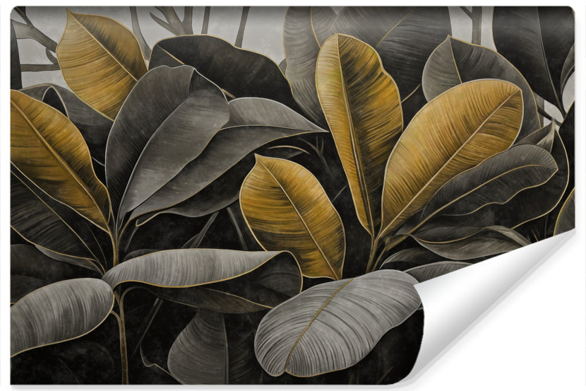 Fototapeta Tropikalne Liście Efekt 3D 90x60cm 212614