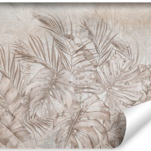Fototapeta Tropikalne Liście W Stylu Vintage 416x290cm 218204 Fototapeta Tropikalne Liście W Stylu Vintage 416x290cm 218204